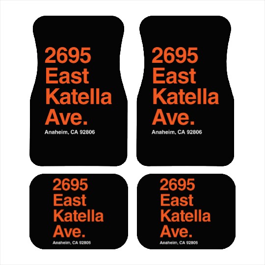 Anaheim Ducks Hockey Arena Car Mats