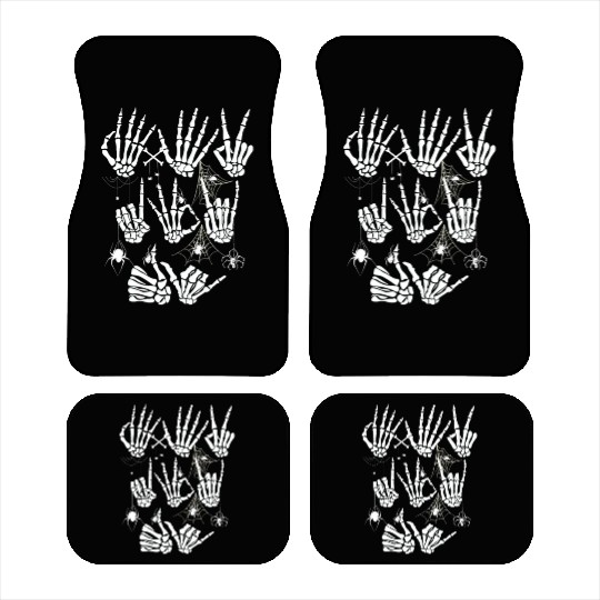 Skeleton Hand Car Mats