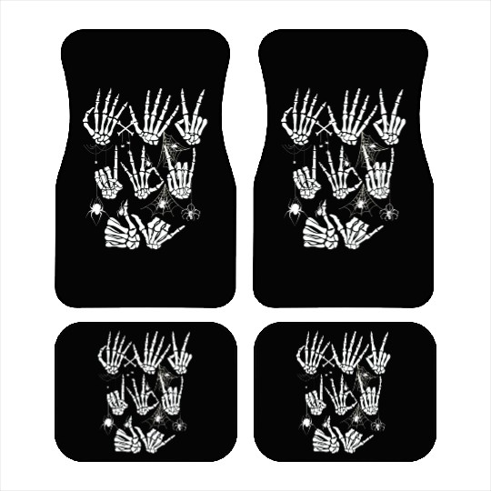 Skeleton Hand Car Mats
