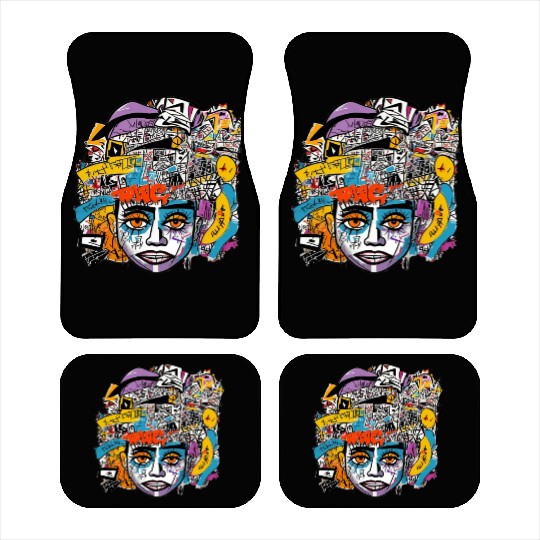 Graffiti Vizualise Car Mats