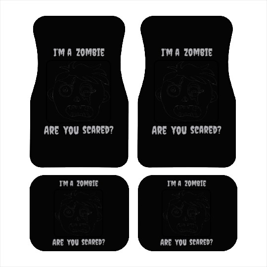 Zombie Drawing Car Mats
