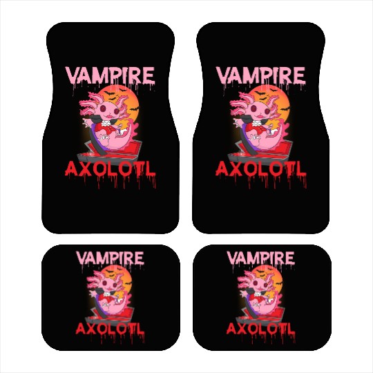 Vampire Axolotl Car Mats