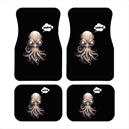 Octopus with nose - weird. Car Mats