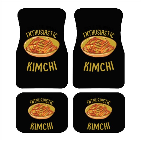 Kimchi Lovers Korean Cuisine Food Gifts Car Mats