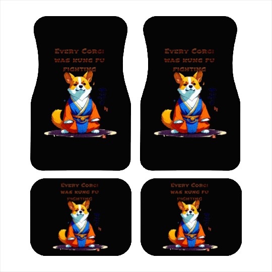 Every corgi was kung fu fighting Car Mats