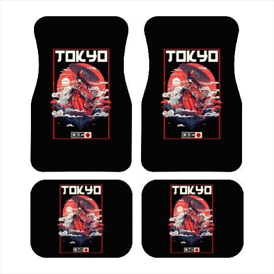 Asia 80s Japanese Retro Samurais Samurai Car Mats