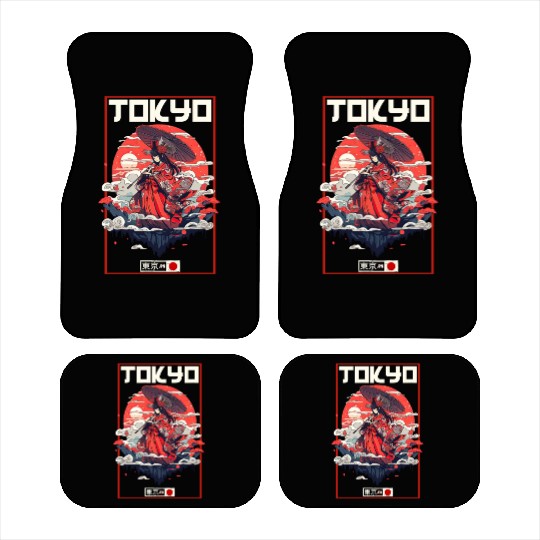 Asia 80s Japanese Retro Samurais Samurai Car Mats