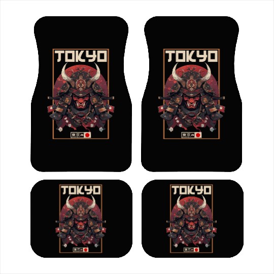 Asia 80s Japanese Retro Samurais Samurai Car Mats