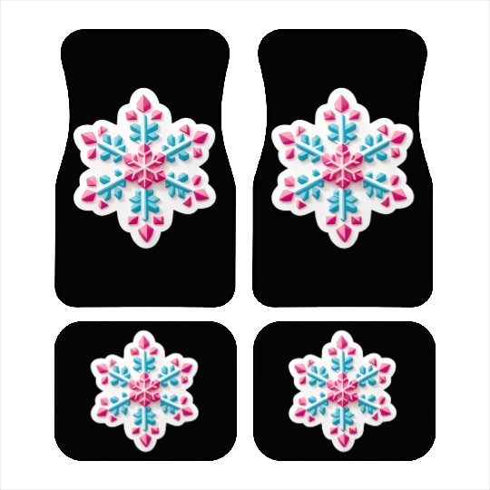 Crystal snowflake Car Mats