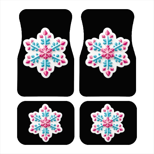 Crystal snowflake Car Mats