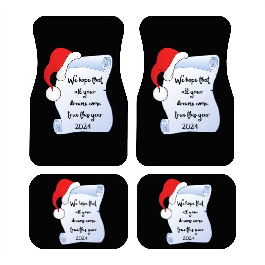 Santa Claus wishes Car Mats