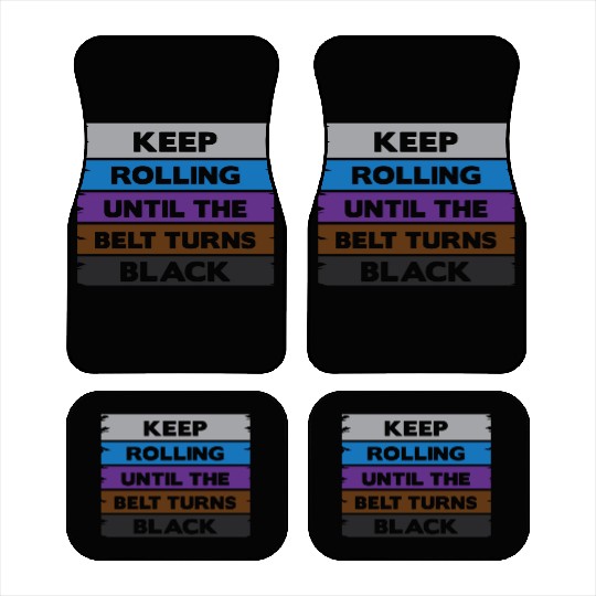 COOL JIU JITSU BELTS Car Mats