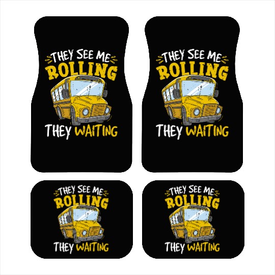 Bus Monitor Aide School Bus Driver Car Mats