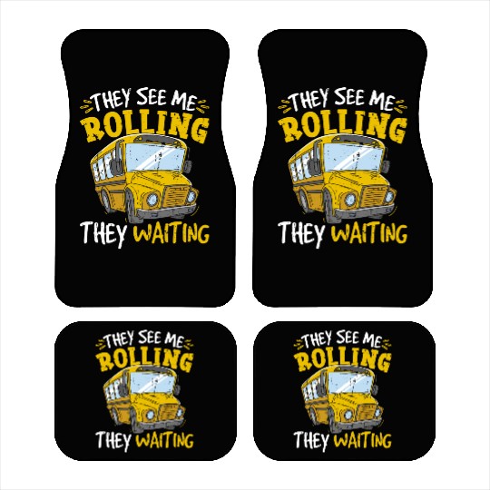 Bus Monitor Aide School Bus Driver Car Mats