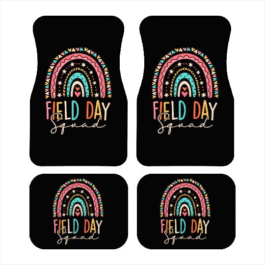 Field Day Squad Teacher Student Last Day Of School Car Mats