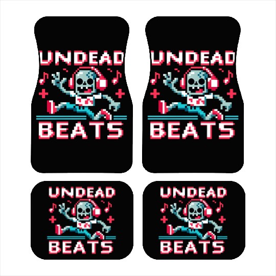 Undead Beats - 8-bit Zombie Groove Car Mats