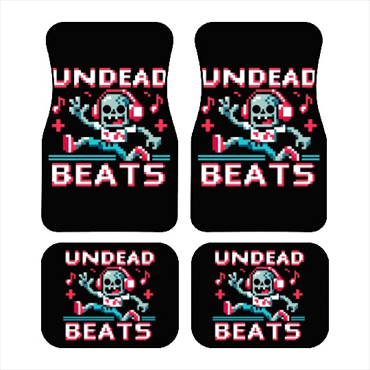 Undead Beats - 8-bit Zombie Groove Car Mats