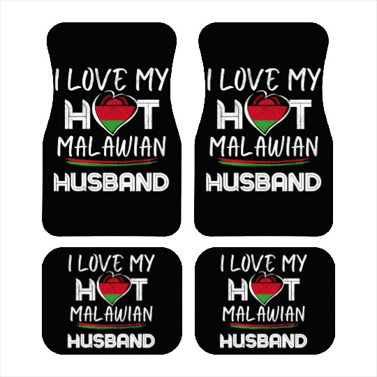 Funny Malawian Husband Proud Wife Car Mats