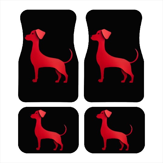 Red Dog 3 Car Mats