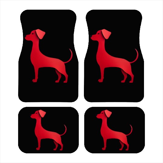 Red Dog 3 Car Mats