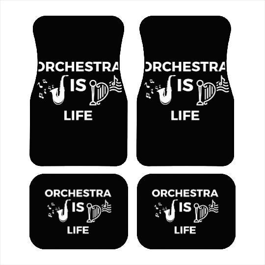 ORCHESTRA IS LIFE Car Mats