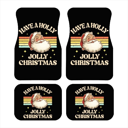 Have A Holly Jolly Christmas Car Mats