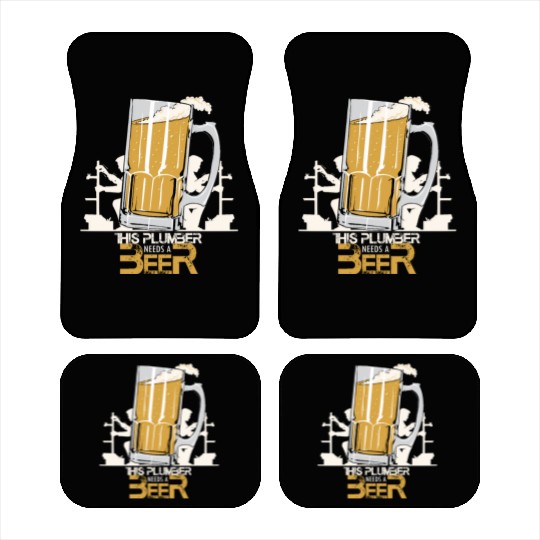 I LOVE BEER Car Mats