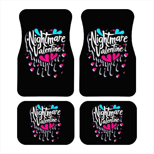 Nightmare Valentine No. 4 - Scary Love Car Mats