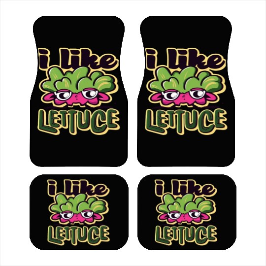 I Like Lettuce Car Mats