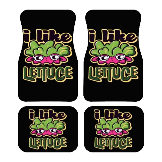 I Like Lettuce Car Mats