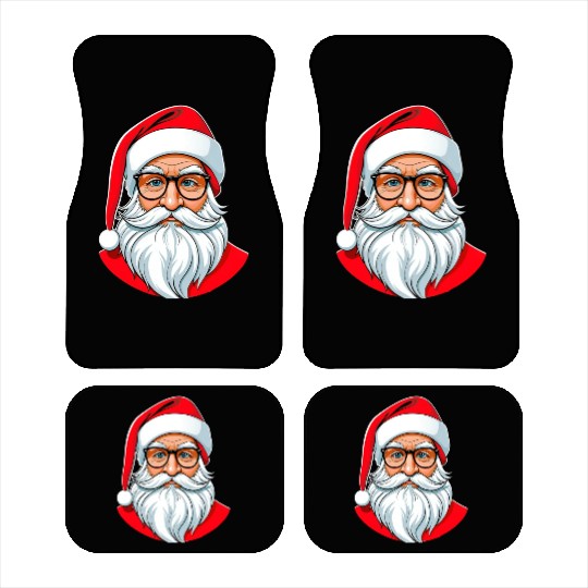 Santa Claus Christmas Stickers Car Mats