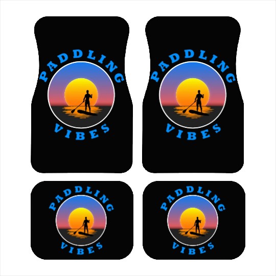 Paddling Vibes - Sun - Paddle Boarder Car Mats