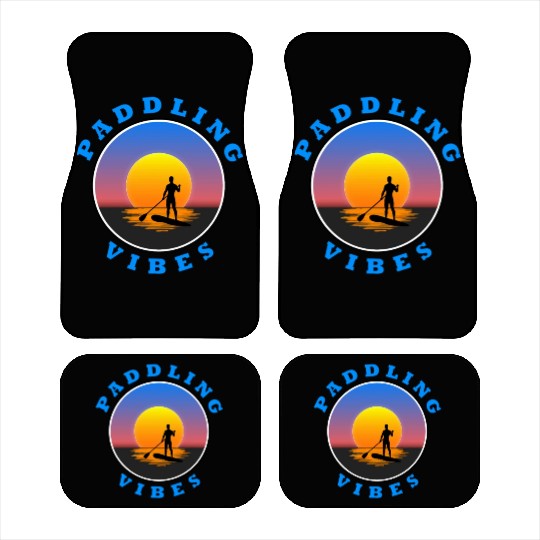 Paddling Vibes - Sun - Paddle Boarder Car Mats