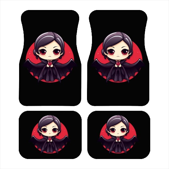 Vampire in love Halloween Car Mats