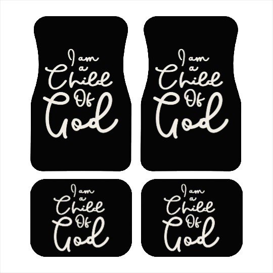 Child Of God - Embrace Your Divine Identity Car Mats