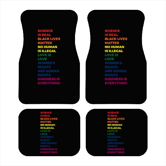 Science Is Real Car Mats