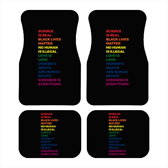 Science Is Real Car Mats