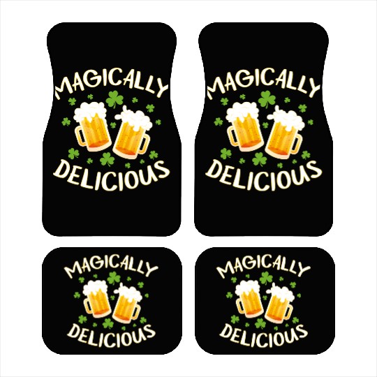 Magically Delicious Beer Drinking Irish Team St Car Mats