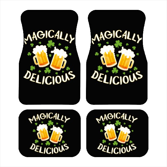 Magically Delicious Beer Drinking Irish Team St Car Mats