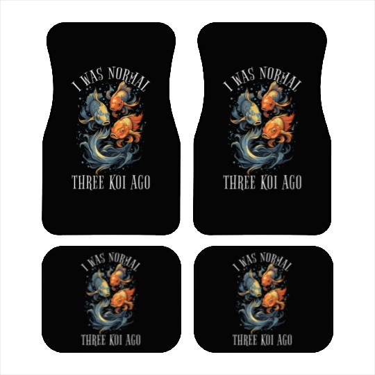 Koi Fish Koi Carp Japanese Koi Garden-Pond funny Car Mats