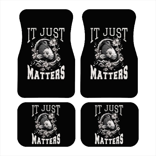 Koi Fish Koi Carp Japanese Koi Garden-Pond funny Car Mats