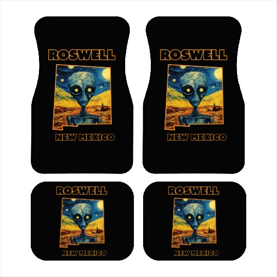 Roswell New Mexico - Alien Car Mats