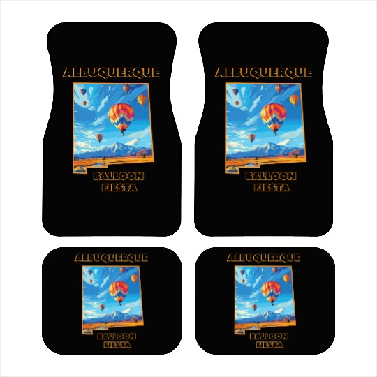 New Mexico Balloon Festival Car Mats
