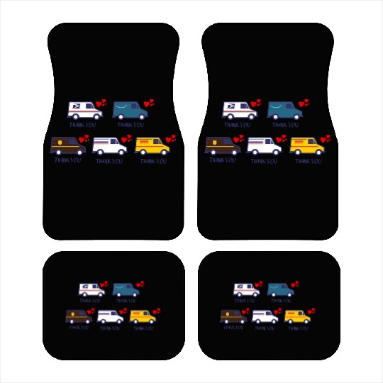 Thank You Postal worker Sticker Car Mats