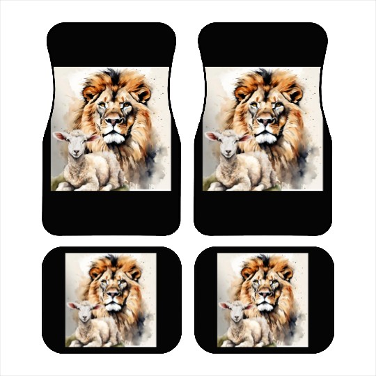 Lion and Lamb Christian Apparel Car Mats