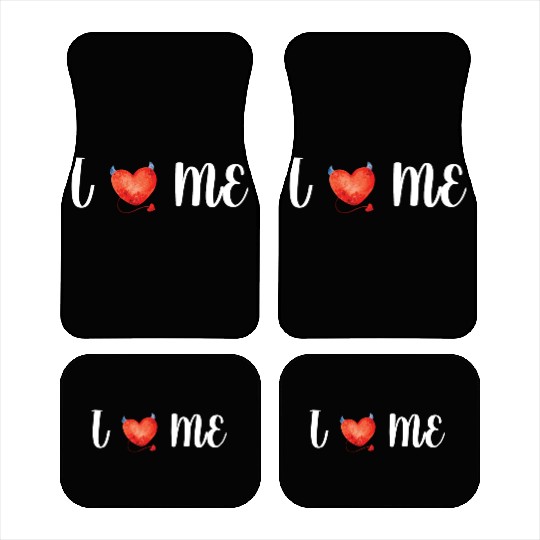 I Love Me Valentine s Day Car Mats