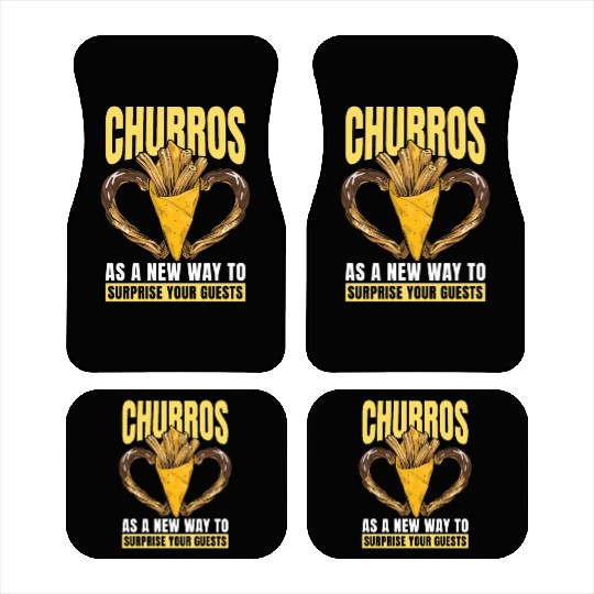 Churros As A New Way To Surprise Cinnamon Churros Car Mats