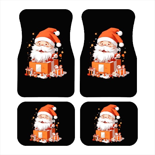 Merry Christmas and Santa Claus Car Mats