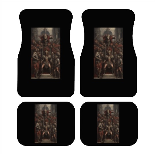 Undead Emperor Elder Vampire and lieutenants 3 Car Mats