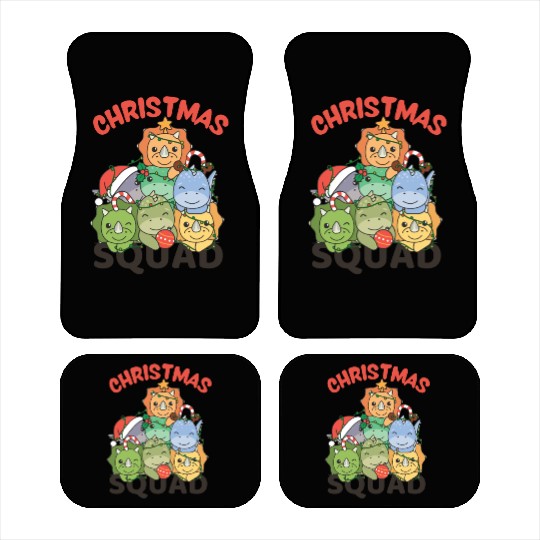 Dinosaur Christmas Tree Christmas Squad Dinos Car Mats